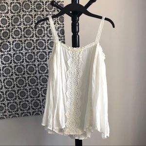 Flowy Cold Shoulder Top